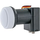 SCHWAIGER Twin LNB 2fach digital HD 4K für 2 Teilnehmer mit Wetterschutz...