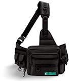 elbfang ANGELTASCHE SCHWARZ WASSERFEST | Angel-Rucksack-Koffer Bag |...