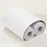 VisitRyl Tapetenbordüre Selbstklebend Weiß mattiert 15cm X 1000cm – Einfache...