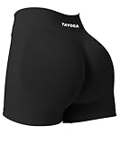 TAYOEA Sport Shorts Damen Scrunch Kurze Sporthose Push Up Kurze Leggings Butt...