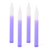Scentoria 4 Stück Stabkerzen Bunt, Tropfkerzen, Kerzen Bunt, Bunte Kerzen,...