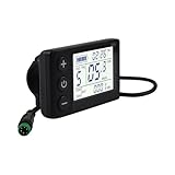Elektrofahrrad S866 LCD Display, Elektrisches E Bike Display Messgerät 5 Pin...