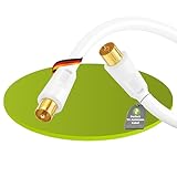 Perfect TV-Kabel, Antennen-Kabel, Koaxial-Kabel, IEC Stecker auf IEC Buchse mit...
