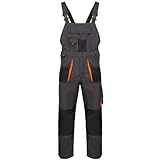 Luckyberg Herren Latzhose, Arbeitshose viel funktionale Taschen. Arbeitslatzhose...
