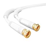 HB-DIGITAL 5m Antennenkabel SAT TV 8K 4K UHD Koxial Satelliten Kabel...