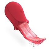 Vibration für Frauen Solo, Realistische Zunge Sex Spielzeug für Die Frau mit...