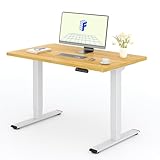 FLEXISPOT Höhenverstellbarer Schreibtisch mit 2 Motoren & 25MM einteiliger...
