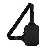 DONGKER Sling Chest Crossbody Bag, Wasserdicht Schultertasche, Crossbody Bag...