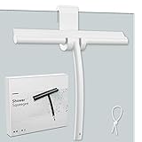 MOSUO Duschabzieher, Abzieher Dusche Silikon mit Halterung ohne Bohren, Abzieher...