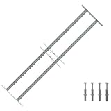 vidaXL Fenstergitter 700-1050 mm Ausziehbar Sicherheitsgitter Einbruchschutz