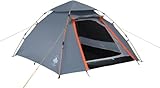 Lumaland Outdoor Pop Up Kuppelzelt Wurfzelt 3 Personen Zelt Camping Festival...