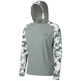 Bassdash Herren UPF 50 Sonnenschutz UV-Schutz Kapuzenpullover Funktion Hoodie...