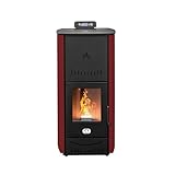STUFE A PELLET ITALIA New York 22 Kw WiFi | Hydro-Pelletöfen für Heizung und...
