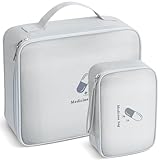 AiQInu Medikamententasche, 2 Stück Reiseapotheke Tasche Wasserdicht, Große &...