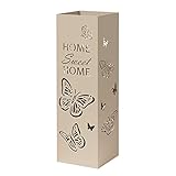 Baroni Home Modernes Design Regenschirmständer aus Metall mit Schmetterlingen,...