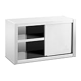 Royal Catering RCSSWC-100X45-S Edelstahl Hängeschrank 100 x 45 cm...