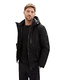 TOM TAILOR Herren 1037343 Blouson Winterjacke mit Abnehmbarer Kapuze,...