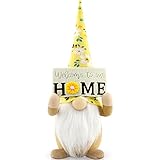 Gehydy Frühling Wichtel Sonnenblume Dekoration Frühlingdeko Wichtel Figuren...