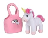 Simba 105560064 - Steffi Love Girls Plüsch Einhorn mit Tasche, mit...