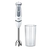 Braun Stabmixer MQ 5200WH - MultiQuick 5 Vario Pürierstab mit Edelstahl...