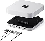 SATECHI Mac Mini Hub & Ständer mit SSD-Gehäuse für NVME & SATA M.2, Mac Mini...