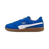 PUMA Unisex Handball Indoor Court Shoe, ROYAL White-Gum, 44 EU