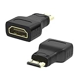 VIEVRE 2 Stücke Mini Hdmi auf Hdmi, Mini Hdmi Adapter, Mini Hdmi auf Hdmi...