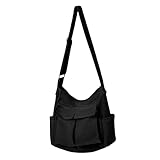 Tibroni Messenger Bag Tote Bag Canvas Tasche Damen Crossbody Bag Herren Groß...