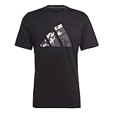 adidas Herren Train Essentials Langarm T-Shirt, Black, L