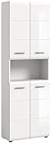xonox.home Badezimmer Ice Hochschrank breit Badschrank breiter Schrank Front...