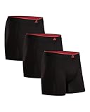DANISH ENDURANCE Herren Boxershorts, 3er Pack (Schwarz, XL)