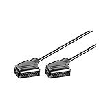 Goobay 11703 Scart Kabel / Audio-/Videokabel / Scartstecker (21-Pin) auf...