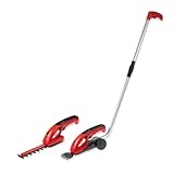 WALTER Li-Ion Akku-Gras- und Strauchschere 7,2 V - Flexibles 2-in-1 Gerät,...