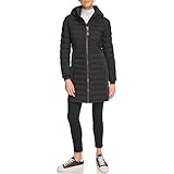 Calvin Klein Damen Long Light-Weight Puffer Jacket Daunenmantel, Leichtes...