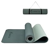 StrongTek Extra Dicke Yogamatte, 8mm, TPE Yogamatte für Frauen und Männer,...