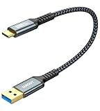 SUNGUY USB C Kabel, 30CM USB Typ C auf USB 3.1 Gen 2 Kabel, 10Gbps Datenkabel...