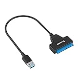 WAVLINK USB 3,0 auf SATA Adapter für 2,5' SSD und HDD USB zu SATA Kabel 2.5...