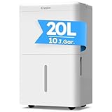 Kresico Luftentfeuchter elektrisch 20L, Entfeuchter elektrisch, Luftentfeuchter...