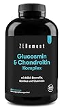 Glucosamin & Chondroitin Hochdosiert, 365 Kapseln mit MSM, Boswellia, Bambus und...