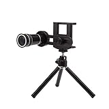 AYDQC 10X Zoom Universal Handy-Teleskop-Kamera Teleobjektiv +-Stativ fengong