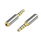 Aigital Adapter 3.5mm Stecker auf 2,5mm Buchse, Kopfhöreradapter Konverter...