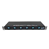 Infitronic - INSV1003A -19 Zoll 1HE 6-Kanal-Schaltkonsole Steckdosenleiste...