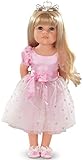 Götz 1359072 Hannah als Prinzessin Puppe - Princess - 50 cm große Stehpuppe...