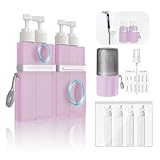 YOTIME 4in1 Reiseflaschen Set, TSA Genehmigt Auslaufsichere...