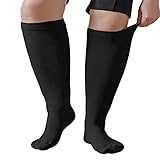 PUTUO Damen Kompressionsstrümpfe Herren Kompressionssocken: Dicke Waden...