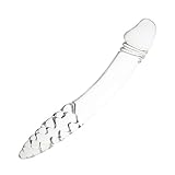 Glas Doppeldildos, Roluck Analdildo Kristall Penis Buttplug G-Punkt Stimulation...
