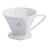 Westmark Porzellan-Kaffeefilter/Filterhalter, Filtergröße 4, Für bis zu 4...