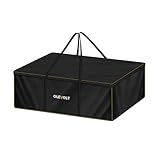 OLEVOLT Gartenpolster Aufbewahrung 125x80x45cm, Schutzhülle Polsterauflagen mit...