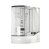 HOME DELUXE - Duschtempel All IN 2in1 - Weiß, 170 x 90 x 220 cm Links - inkl....