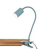 BRILONER - Schreibtischlampe mit Kabelschalter, Warmweiße Lichtfarbe,...